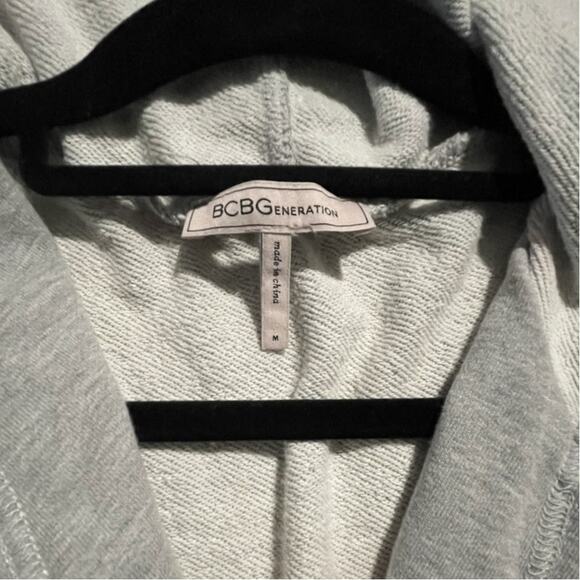 BCBGeneration Women's M- Wrap Front Coatigan Jacket French Terry Knit Cozy-EUC - Picture 8 of 10